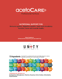 [ACETOCARE] acetoCare: Professional Formula complete with Vitamins and Minerals